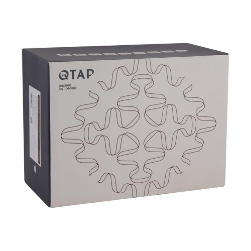 Смеситель для ванны Qtap Gemini (c душевым гарнитуром) QTGEM259CRW45683 Chrome/White Смеситель для ванны Qtap Gemini (c душевым гарнитуром) QTGEM259CRW45683 Chrome/White
