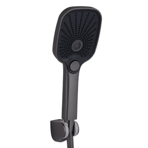 Смеситель для ванны Qtap Gemini (c душевым гарнитуром) QTGEM259GMB45684 Gunmetal Black PVD Смеситель для ванны Qtap Gemini (c душевым гарнитуром) QTGEM259GMB45684 Gunmetal Black PVD