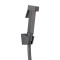 Смеситель для раковины Qtap Gemini (с гигиеническим душем) QTGEM272GMB45692 Gunmetal Black PVD