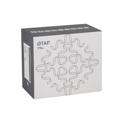 Смеситель для раковины Qtap Gemini (с гигиеническим душем) QTGEM272GMB45692 Gunmetal Black PVD