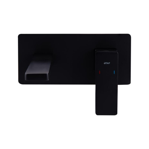 Смеситель для раковины Qtap Gemini скрытого монтажа QTGEM273BLM45694 Black Matt
