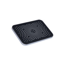 Лейка для верхнего душа Qtap Hlavova 260x180 мм прямоугольная QTHLA107CRM45784 Chrome/Black Лейка для верхнего душа Qtap Hlavova 260x180 мм прямоугольная QTHLA107CRM45784 Chrome/Black