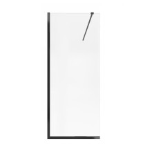 Душевая перегородка Qtap Walk-In Standard BLM209.C8 90х200 см, стекло Clear 8 мм, покрытие CalcLess