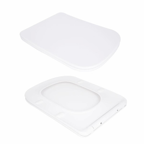 Унитаз напольный Qtap Tern Ultra Quiet безободковый с сиденьем Soft-Close QT17226003AW White