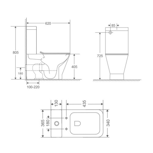 Унитаз-компакт Qtap Cardinal Ultra Quiet безободковый с сиденьем Soft-close QT04222168AUQ3W Унитаз-компакт Qtap Cardinal Ultra Quiet безободковый с сиденьем Soft-close QT04222168AUQ3W