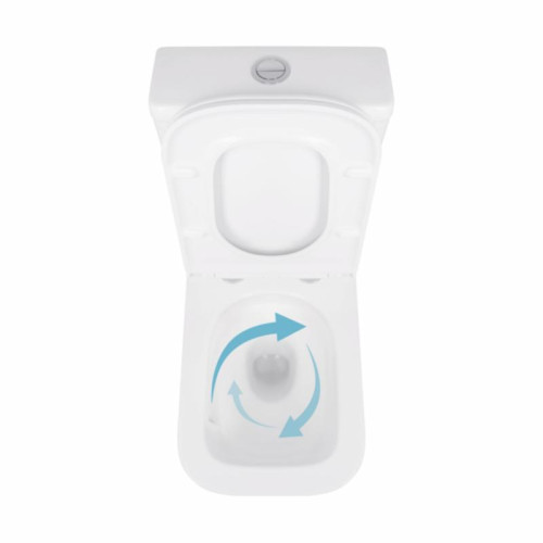 Унитаз-компакт Qtap Cardinal Ultra Quiet безободковый с сиденьем Soft-close QT04222168AUQ3W Унитаз-компакт Qtap Cardinal Ultra Quiet безободковый с сиденьем Soft-close QT04222168AUQ3W
