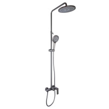 Душевая система для душа Qtap Slavonice на два потребителя QTSLA110GMB45913 Gunmetal Black PVD Душевая система для душа Qtap Slavonice на два потребителя QTSLA110GMB45913 Gunmetal Black PVD