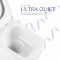 Готовое решение Qtap для ванной комнаты: подвесной унитаз Gemini Ultra Quiet 520×360×350 + комплект инсталляции Nest 4 в 1 (круглая клавиша Chrome)