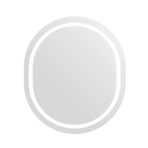 Зеркало Qtap Gemini 800х700 с LED-подсветкой Touch, с антизапотеванием, с диммером, рег. темп. цвета (3000-6500K) QT2578R8070