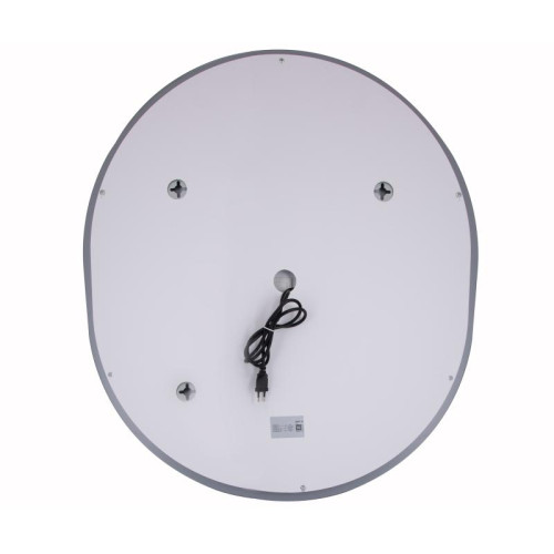 Зеркало Qtap Gemini 800х700 с LED-подсветкой Touch, с антизапотеванием, с диммером, рег. темп. цвета (3000-6500K) QT2578R8070