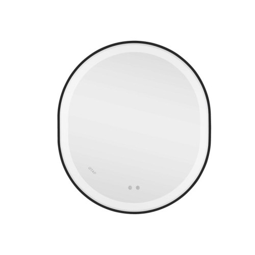 Зеркало Qtap Gemini 800х700 с LED-подсветкой Touch, с антизапотеванием, с диммером, рег. темп. цвета (3000-6500K) QT2578R8072B