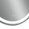 Зеркало Qtap Gemini 800х700 с LED-подсветкой Touch, с антизапотеванием, с диммером, рег. темп. цвета (3000-6500K) QT2578R8072B
