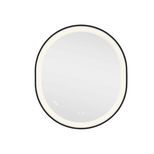 Зеркало Qtap Gemini 800х700 с LED-подсветкой Touch, с антизапотеванием, с диммером, рег. темп. цвета (3000-6500K) QT2578R8072B