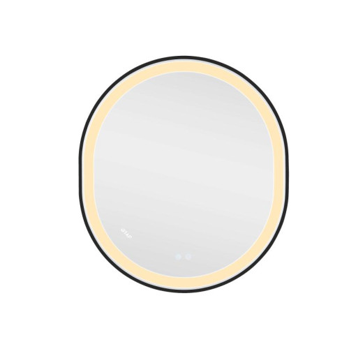 Зеркало Qtap Gemini 800х700 с LED-подсветкой Touch, с антизапотеванием, с диммером, рег. темп. цвета (3000-6500K) QT2578R8072B