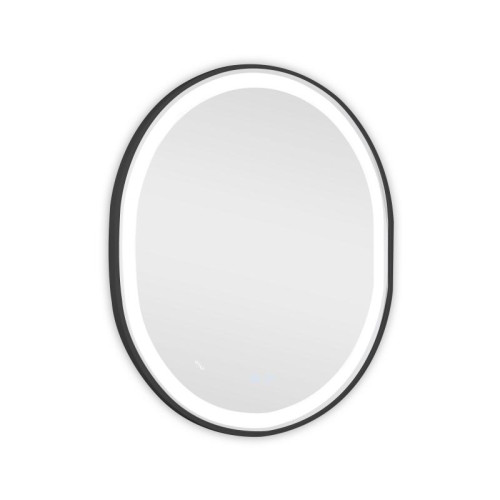 Зеркало Qtap Gemini 800х700 с LED-подсветкой Touch, с антизапотеванием, с диммером, рег. темп. цвета (3000-6500K) QT2578R8072B