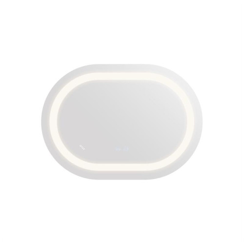 Зеркало Qtap Gemini 650х900 с LED-подсветкой Touch, с антизапотеванием, с диммером, рег. темп. цвета (3000-6500K) QT2578R6590