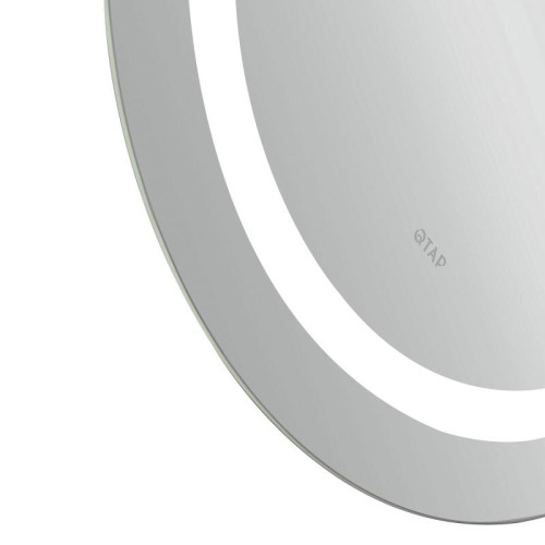 Зеркало Qtap Gemini 650х900 с LED-подсветкой Touch, с антизапотеванием, с диммером, рег. темп. цвета (3000-6500K) QT2578R6590