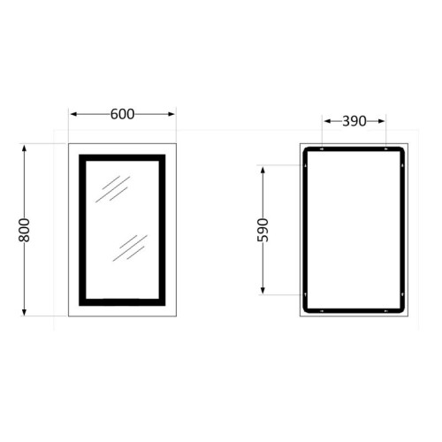 Зеркало Qtap Cardinal 600х800 с LED-подсветкой Touch, с антизапотеванием, с диммером, рег. темп. цвета (3000-6500K) QT0478C6080 Зеркало Qtap Cardinal 600х800 с LED-подсветкой Touch, с антизапотеванием, с диммером, рег. темп. цвета (3000-6500K) QT0478C6080