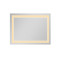 Зеркало Qtap Cardinal (CA1) 1000х800 с LED-подсветкой Touch, с антизапотеванием, с диммером, рег. темп. цвета (3000-6500K) QT0478C10080
