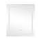Зеркало Lidz Kubis 700х800 с LED-подсветкой Touch, с антизапотеванием, с диммером, рег. яркости LD78LF9048070