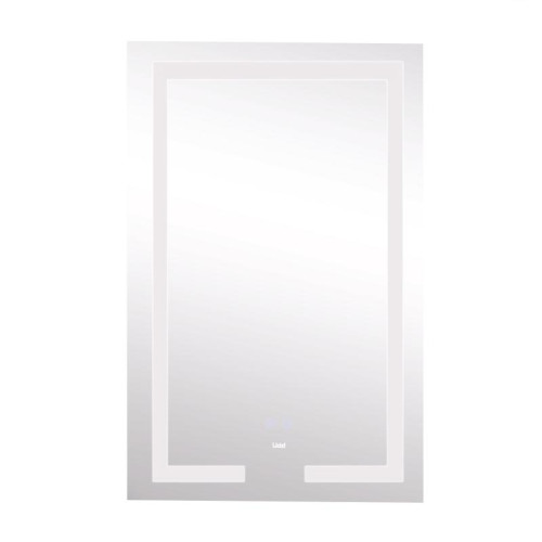 Зеркало Lidz Kubis 500х800 с LED-подсветкой Touch, с антизапотеванием, с диммером, рег. яркости LD78LF9365080