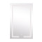 Зеркало Lidz Kubis 500х800 с LED-подсветкой Touch, с антизапотеванием, с диммером, рег. яркости LD78LF9365080