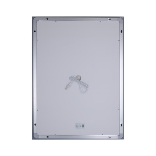 Зеркало Lidz Kubis 600х800 с LED-подсветкой Touch, с антизапотеванием, с диммером, рег. яркости LD78LF9376080