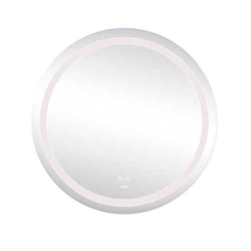 Зеркало Lidz Aria R800 с LED-подсветкой Touch, с антизапотеванием, с диммером, рег. яркости LD78LR800