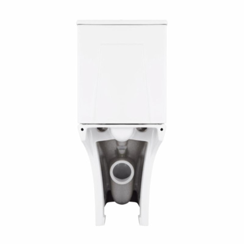 Унитаз-компакт Qtap Presto Quadro безободковый с сиденьем Soft-close QT24221215AW