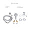 Набор смесителей Latwa 001 + Latwa 010 White Набор смесителей Latwa 001 + Latwa 010 White