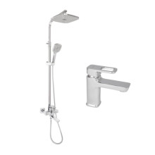 Набор смесителей Wawel 001 + Wawel 1030 Chrome Набор смесителей Wawel 001 + Wawel 1030 Chrome