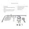 Набор смесителей Wawel 001 + Wawel 1030 White