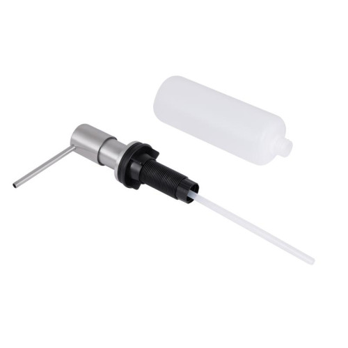 Дозатор для моющего средства Lidz LK118 круглый Brushed Steel (LDLK118BRU46400)