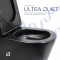 Унитаз напольный Qtap Scorpio Ultra Quiet безободковый с сиденьем Soft-Close MATT BLACK QT14226088AMB