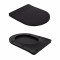 Унитаз напольный Qtap Scorpio Ultra Quiet безободковый с сиденьем Soft-Close MATT BLACK QT14226088AMB