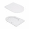 Унитаз напольный Qtap Robin New Ultra Quiet безободковый с сиденьем Soft-Close WHITE QT13226083AW