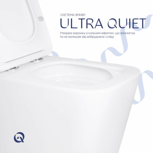 Унитаз подвесной Qtap Tern Ultra Quiet с сиденьем с сиденьем Soft-Close WHITE QT17332303AW Унитаз подвесной Qtap Tern Ultra Quiet с сиденьем с сиденьем Soft-Close WHITE QT17332303AW