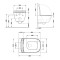 Унитаз подвесной Qtap Tern New Ultra Quiet с сиденьем с сиденьем Soft-Close MATT BLACK QT17332303ASMB