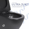 Унитаз подвесной Qtap Robin New Ultra Quiet с сиденьем с сиденьем Soft-Close MATT BLACK QT13332381АSMB Унитаз подвесной Qtap Robin New Ultra Quiet с сиденьем с сиденьем Soft-Close MATT BLACK QT13332381АSMB