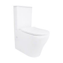 Унитаз напольный Qtap Virgo Ultra Quiet безободковый с сиденьем Soft-Close WHITE QT18226092AW Унитаз напольный Qtap Virgo Ultra Quiet безободковый с сиденьем Soft-Close WHITE QT18226092AW