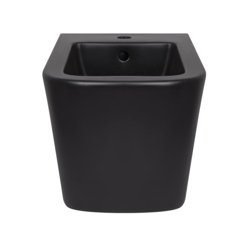 Биде подвесное Qtap Tern New 515x350x320 мм Matt Black QT17551303GMB Биде подвесное Qtap Tern New 515x350x320 мм Matt Black QT17551303GMB
