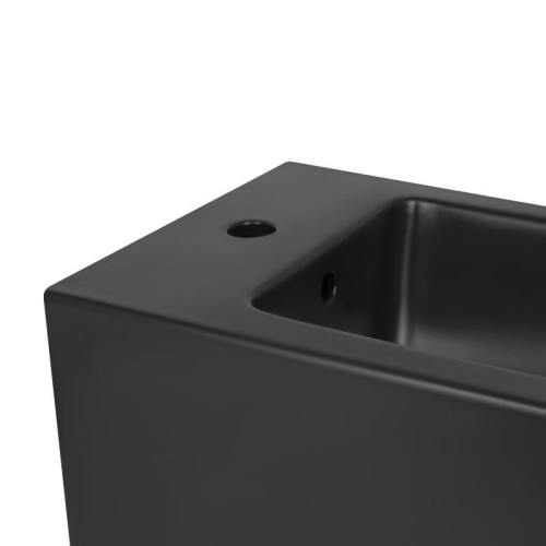 Биде подвесное Qtap Tern New 515x350x320 мм Matt Black QT17551303GMB Биде подвесное Qtap Tern New 515x350x320 мм Matt Black QT17551303GMB