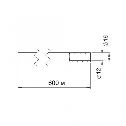 Труба для тёплого пола Thermo Alliance из сшитого полиэтилена PEX-a EVOH 16x2.0 мм (600 м) TAS00316600