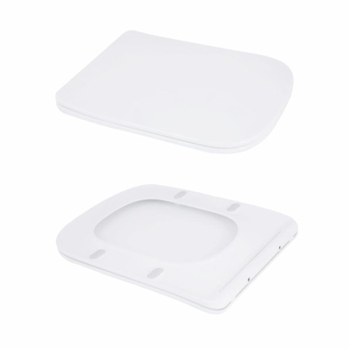 Унитаз-моноблок напольный Qtap Kolibri Ultra Quiet безободковый с сиденьем Soft-close WHITE QT10226380W