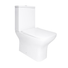Унитаз напольный Qtap Aries Rimless безободковый с сиденьем Soft-close WHITE QT03228302W Унитаз напольный Qtap Aries Rimless безободковый с сиденьем Soft-close WHITE QT03228302W