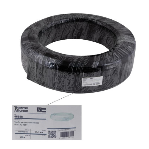 Труба Thermo Alliance металлопластиковая PERT-AL-PERT 20x2.0 мм (100 м) TAS01120100 Труба Thermo Alliance металлопластиковая PERT-AL-PERT 20x2.0 мм (100 м) TAS01120100