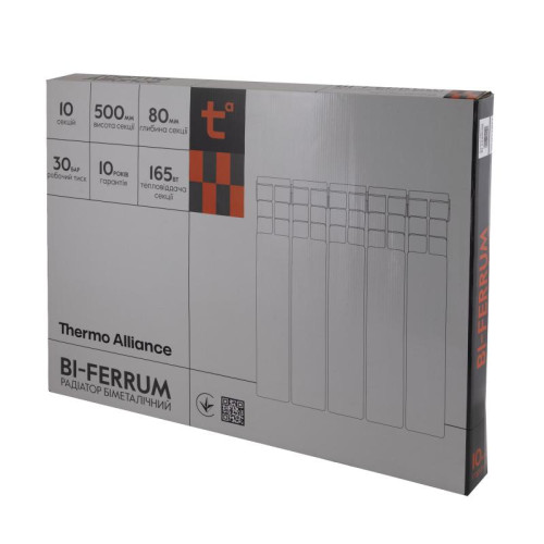Радиатор биметаллический Thermo Alliance Bi-Ferrum 500/80 1,16 кг Радиатор биметаллический Thermo Alliance Bi-Ferrum 500/80 1,16 кг