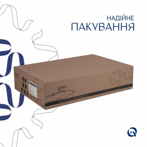 Раковина-чаша Qtap Scorpio 550х390х120 White QT14112243WN Раковина-чаша Qtap Scorpio 550х390х120 White QT14112243WN
