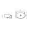 Раковина Qtap Leo 430x285x160 White QT11111008LW Раковина Qtap Leo 430x285x160 White QT11111008LW
