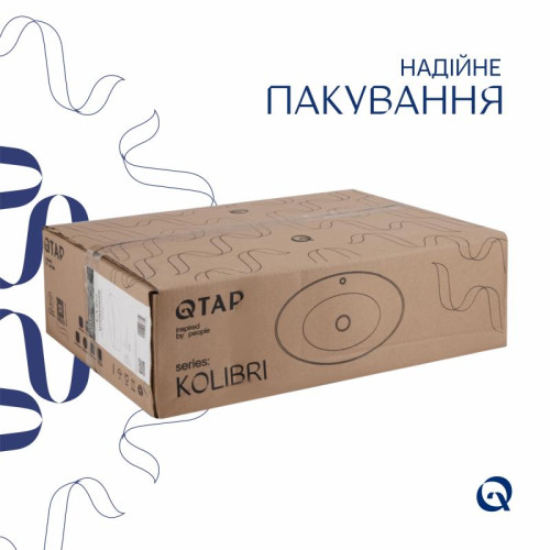 Раковина-чаша Qtap Kolibri 500x360x140 White QT10116065W Раковина-чаша Qtap Kolibri 500x360x140 White QT10116065W